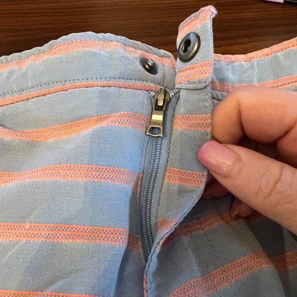 Onia The‎ Calder Gray Multi Stripe Striped Swim Trunks Shorts 38 Lined Pockets - Picture 5 of 7